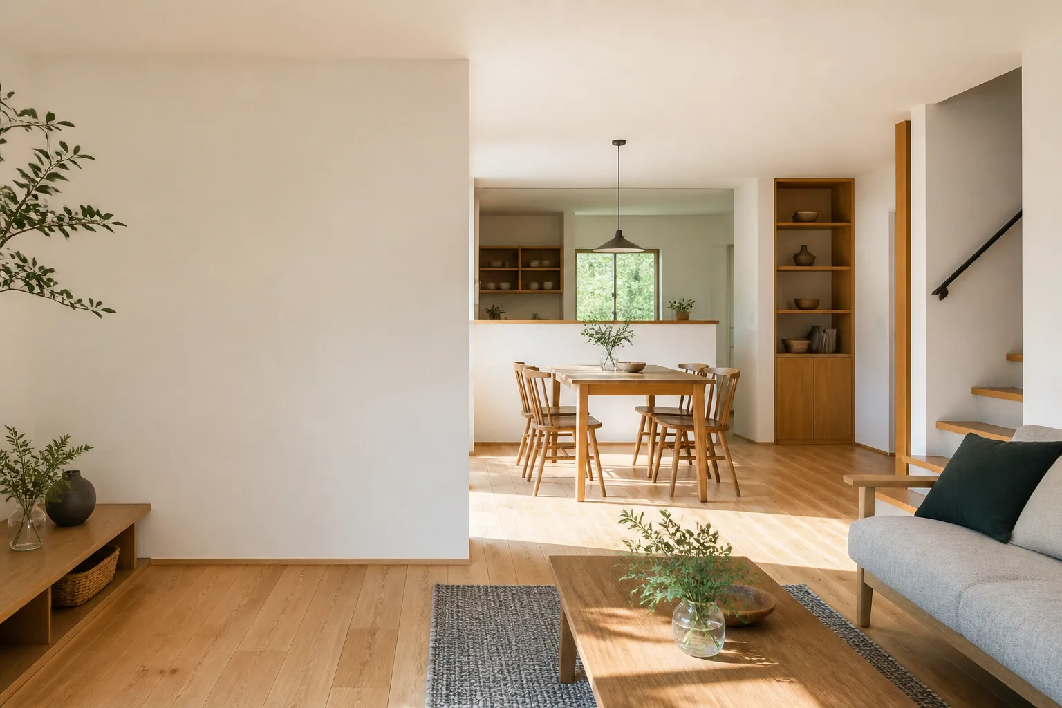 ○○住まい工房HP制作見本。リフォーム後のLDKのイメージ